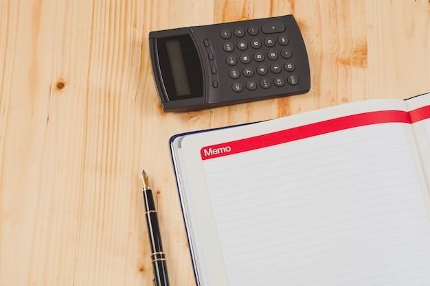 A close-up of a calculator displaying a tax calculation formula with a pen and notepad alongside it.