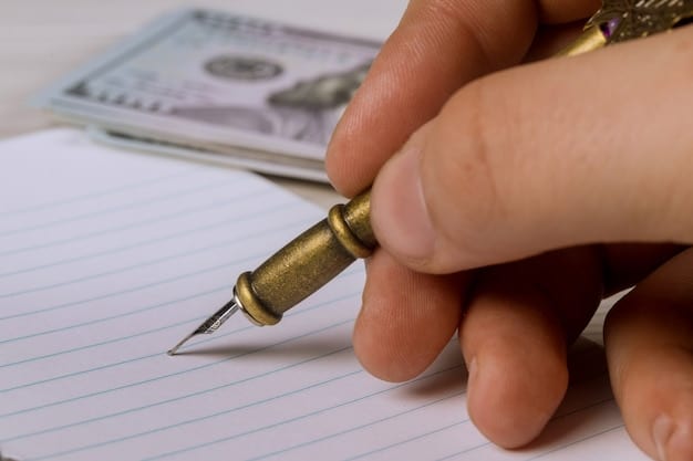 A close-up shot of a pen pointing to a specific line item on a 1040 tax form, highlighting the importance of accuracy and attention to detail when filing taxes.