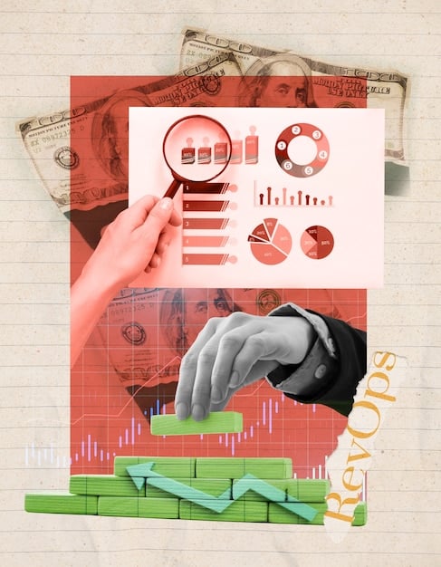 A collage depicting various economic indicators such as inflation rates, interest rates, and consumer spending patterns trending downwards, visually representing the economic factors contributing to declining corporate profits.